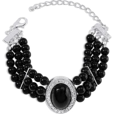 Collier à perles imitation perle noire multicouche Chaîne de perles Punk Dames Mariage Court Clavicule Collier Fille Charme Bijoux de Banquet beige