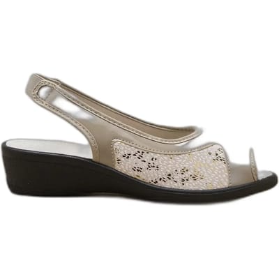 Rekbare sandalen met elastische achterkant voor dames Pédiconfort