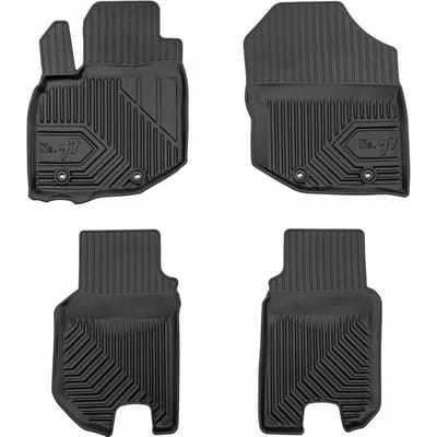 Frogum No.77 Geschikt voor Honda Jazz III 2007-2014 - Automatten Set - TPE Rubber - 4 cm Hoge Rand - Geurloos