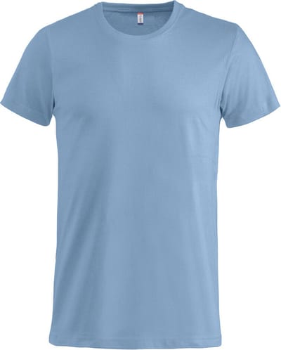 Basic-T bodyfit T-shirt 145 gr/m2 lichtblauw xs