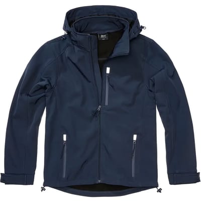 Brandit - Softshell Hurricane Jacket - L - Donkerblauw