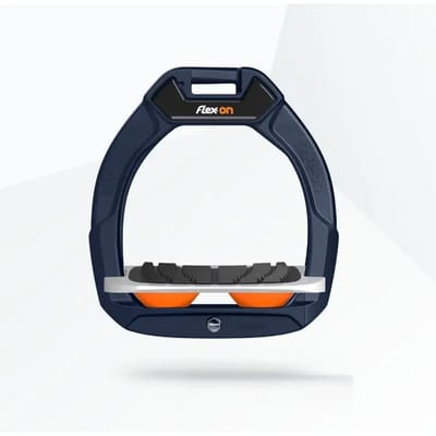 Veiligheidsstijgbeugels Ruiter Grip Marine/Grijs/Oranje kind Flex-On Safe-On