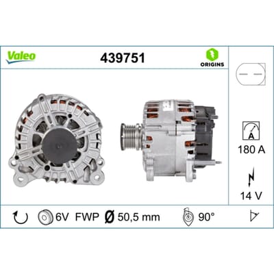 Driefasige generator VALEO ORIGINS NEW VALEO 439751