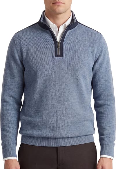CASA MODA comfort fit schipperstrui - lichtblauw - donkerblauw