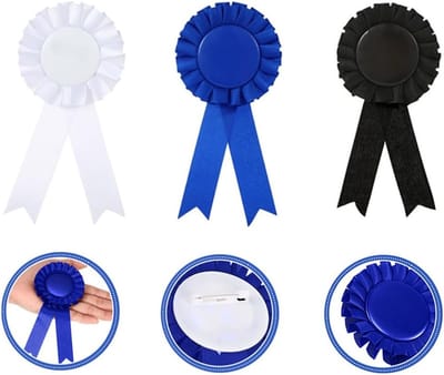 12 Stuks Lege Prijzenn ribbons voor Winnaars, Medailles voor Verjaardagen, Feesten en Sportwedstrijden (Rood)