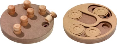 Flamingo hondenspeelgoed – Brain Train Penny – intelligentiespel voor honden – houten puzzelspel – 25 cm – hersenwerk voor honden