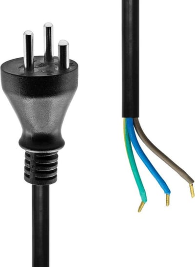 ProXtend PC-KOE-001 electriciteitssnoer Zwart 1 m Netstekker type K