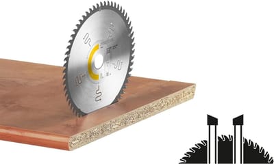 Cirkelzaagblad Fijn - Precisie Zaagblad - Hout Bewerken - 60 Tanden Snelstaal - 254x2.4x30mm