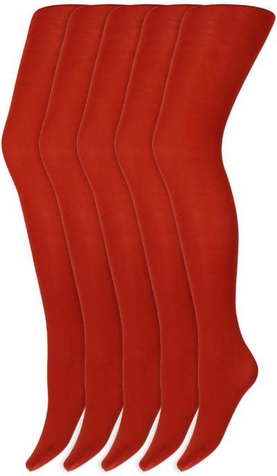 Gekleurde panty’s | Micro | 60 Denier | Merk: Marianne | Maat: S t/m XXL | Kleur: Roest | 5 Paar