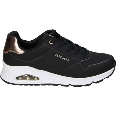 Skechers Uno Gen1 Kinder Sneakers 310545l-blk - Kleur Zwart-wit