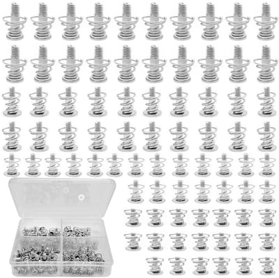 Set van 80 Veerbouten M2 x 6.35/8/9 en M2.5 x 10B voor Grafische Kaarten, Koeling en Bevestigingselementen