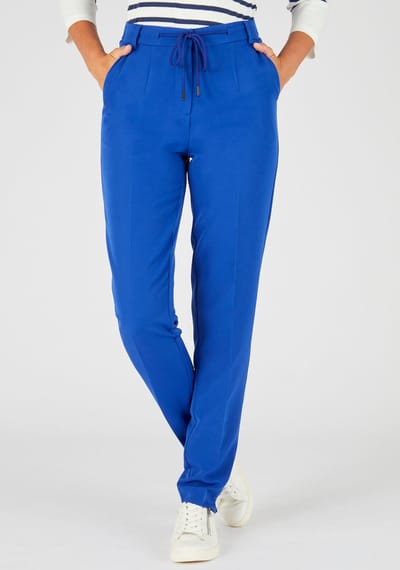 Damart - Pull-on jogginbroek - Dames - Blauw - 36