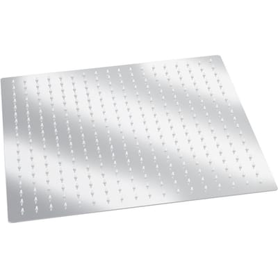Pommeau de douche à effet pluie carré en acier inoxydable 16 x16  Pulvérisateur de salle de bain