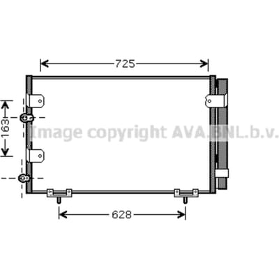 Condensator, airconditioning AVA COOLING TO5288D AVA