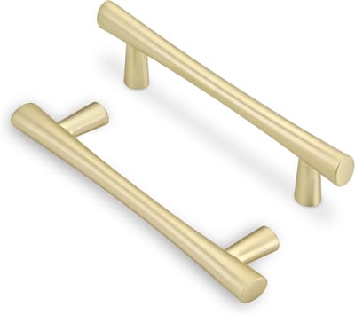Set van 6 Keukenhandgrepen, 96 mm Boorgatafstand, Ideaal voor Keukenkasten en Laden, Modern Design en Duurzaam Materiaal