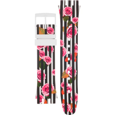 Swatch Plastic - Originals Large (41mm) SUO/SO29/SO32 ASUOW110 SUOW110 Rose Explosion band