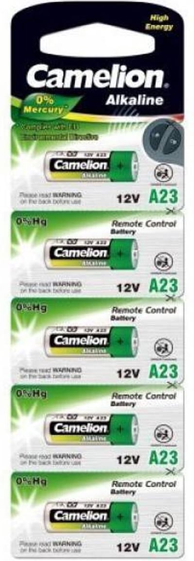 Camelion LR23A 12V Alkaline Knoopcelbatterij – 5 Stuks – Betrouwbare Kracht voor Kleine Apparaten