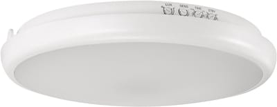 EDYTOR - LED Plafondlamp met Bewegingssensor - Microwave sensor - 360° Sensor - 15W - 4000K Daglicht wit - 2030 Lumen - Opbouw - Rond - Mat Wit - IP65 - IK10