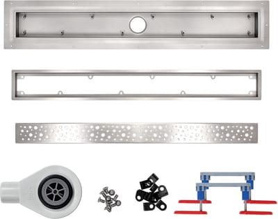 Douchegoot voor vinylvloer 50 cm Wiper VinylFloor Mistral complete set