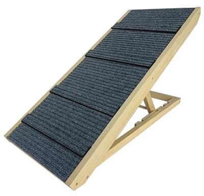 Hondenloopplank 100cm - Opvouwbare Honden- en Kattenhelling met Verstelbare Hoogte, Antislip en Max. Belasting van 100 kg