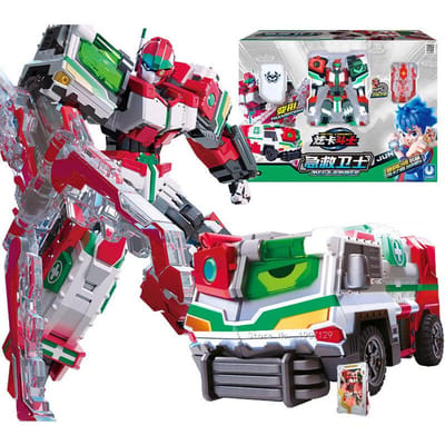 Nieuwe metalen Cardbot transformeerbare auto naar robot actiefiguur BLAUWE AGENT met kaarttransformatie robot speelgoed voor kinderen cadeau With Color Box