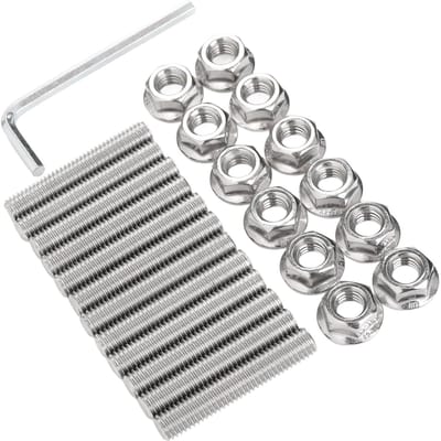 M8 X 45mm Schroefset Roestvrij Staal Gepolijste Afwerking Zeskant Inbuskopschroeven voor GEN III IV LSX V8 Vrachtwagenmotoren