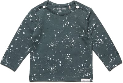 Noppies Unisex T-shirt longsleeve Gale - Dark Slate - Maat 56