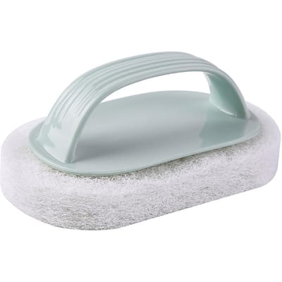 Badkuip Waskwast Effectief met T-Handvat Badkuip Spons Schrobber voor Keuken Badkamer Tegels gray