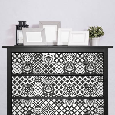 Meubeldecoratiestickers - Zelfklevende stickers voor keuken en woonkamer - 30 meubeltegelstickers - 30 stickers 20x20cm