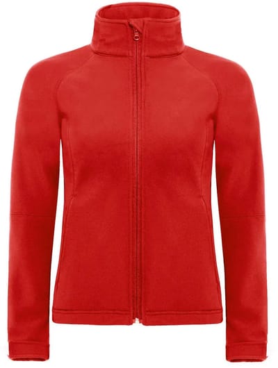 Dames softshell hoodie B&C
