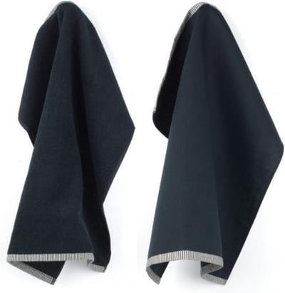 Bunzlau Castle - Set keuken- en theedoek Solid Black