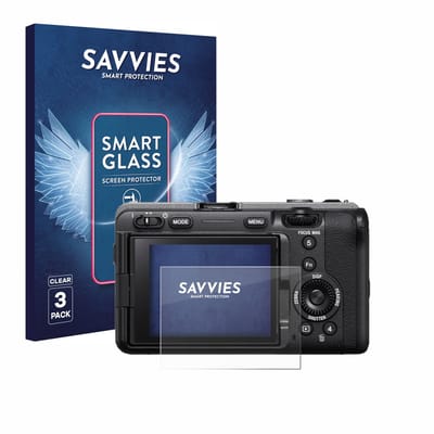 3 Stuks Savvies Screenprotector - geschikt voor Sony FX3A (ILME‑FX3A) - beschermfolie glas transparant