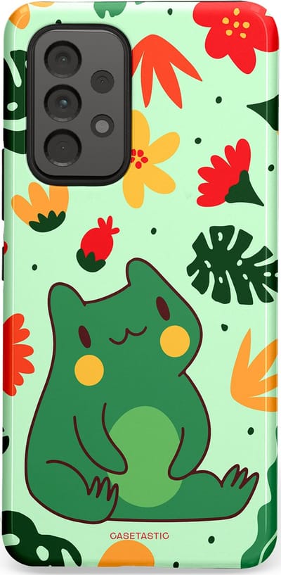 Casetastic Hoesje Geschikt voor Samsung A53 - Stijlvolle Beschermende Duo-layer Case - Kwaakje
