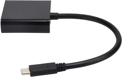 Dailygoods - USB C Naar VGA-adapter - 10 Gbps Video-adapter - Handig voor thuis en onderweg - Plug-and-play - Perfect voor projectoren en monitoren