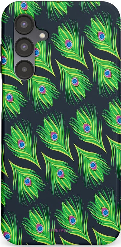 Casetastic Hoesje Geschikt voor Samsung A16 - Stijlvolle Beschermende Duo-layer Case - Veren van verleiding