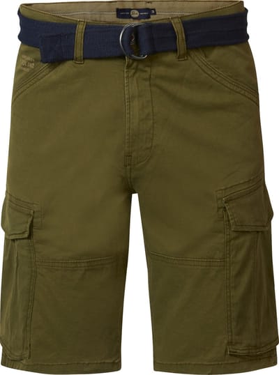 Petrol Industries - Heren Cargo Short met Riem Gulf Shores - Groen - Maat S