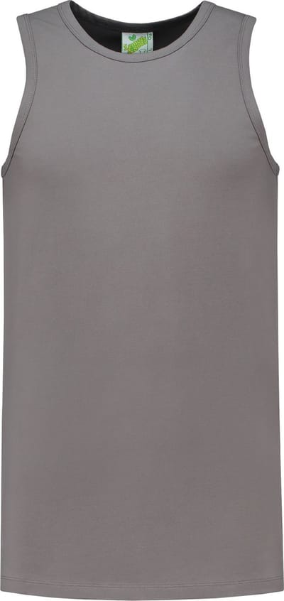 Lemon & Soda tanktop voor heren in de kleur Pearl grey in de maat S.