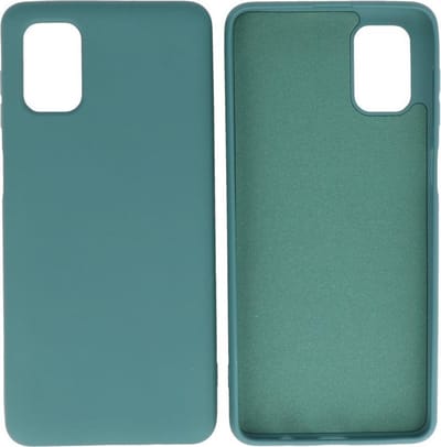 Bestcases 2.0mm Dikke Fashion Telefoonhoesje - Samsung Galaxy M51 Hoesje - Samsung Galaxy M51 Case - Galaxy M51 Backcover - Donker Groen