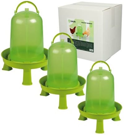 Gaun Pluimvee drinktoren 1,5L green lemon op pootjes – drinktoren voor pluimvee – makkelijk schoon te maken – drinkbak voor kippen – voor pluimvee – 18x20,5x24,5cm
