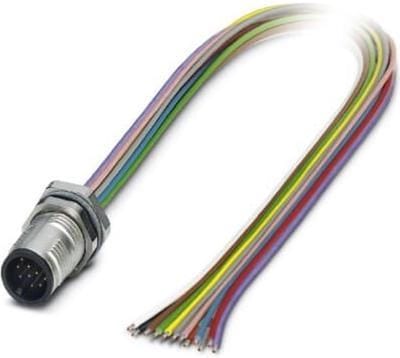 Phoenix Contact 1437122 Sensor/actuator inbouwconnector M12 Aantal polen (sensoren): 12 Stekker, inbouw 0.50 m 1 stuk(s)