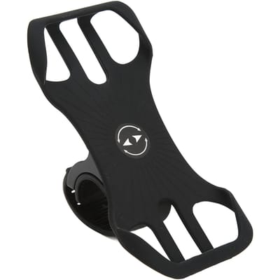 Support Téléphone Moto Rotation 360 Degrés Sangles Antidérapantes en Silicone Haute Élasticité Support Téléphone Portable Vélo pour black