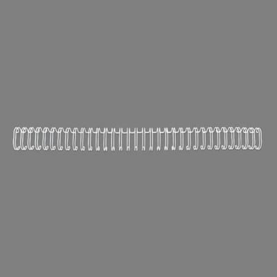 Binding Clips A4 3:1, No. 5, 250 Stuks Wit