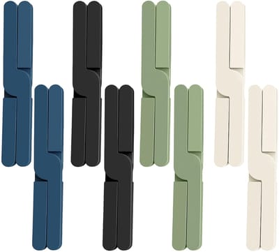 Namajunas - 8 stuks Pannenlappen - Pannenonderzetter hittebestendig - Opvouwbare Siliconen Onderzetters - Onderzetters pannen - Antislip Werkblad Bescherming Voor Pannen Potten Bekers Keuken
