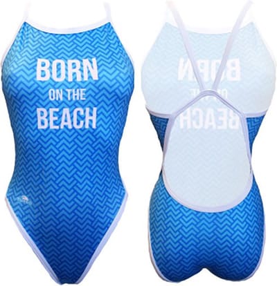 Turbo Revolution Born On The Beach Zwemkleding Blauw L Vrouw