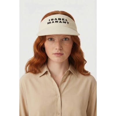 Isabel Marant Tyry Hat Ecru Black Taglia: 57 | Cappelli Outlet | Donna | Nero