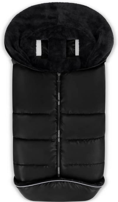 Winter voetenzak - Baby slaapzak - Kinderwagen warm houden - Warm gevoerd waterafstotend - Universeel - Zwart