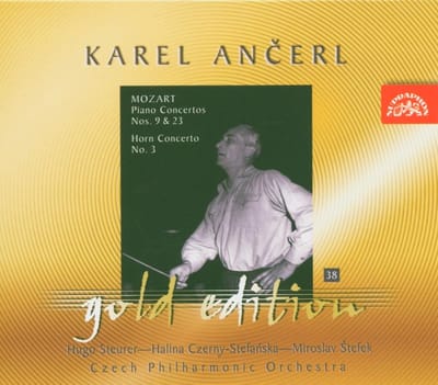 Czech Philharmonic Orchestra, Karel Ančerl - Ancerl Gold Edition 38. Mozart: Piano Concertos Nos.9 & 23, Horn Concerto No.3 (CD) (Remastered)