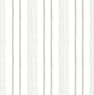 Dutch Wallcoverings - My Kingdom- Stripes wit/beige - vliesbehang - 10m x 53cm - M333-07