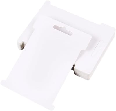 Borduurgaren Klokken - Garen Organizer - Handwerken Organiseren - Stevig Papier - 40 stuks - Wit