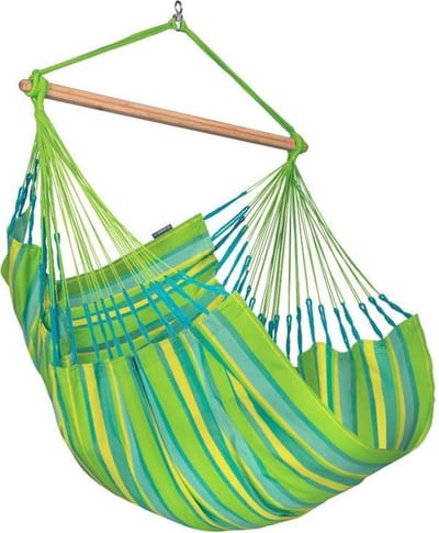 La Siesta Comfort Hangmat Stoel Domingo Lime groen